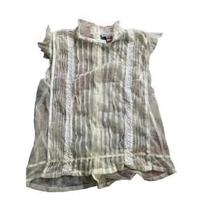 Pink Mode Lace Top M